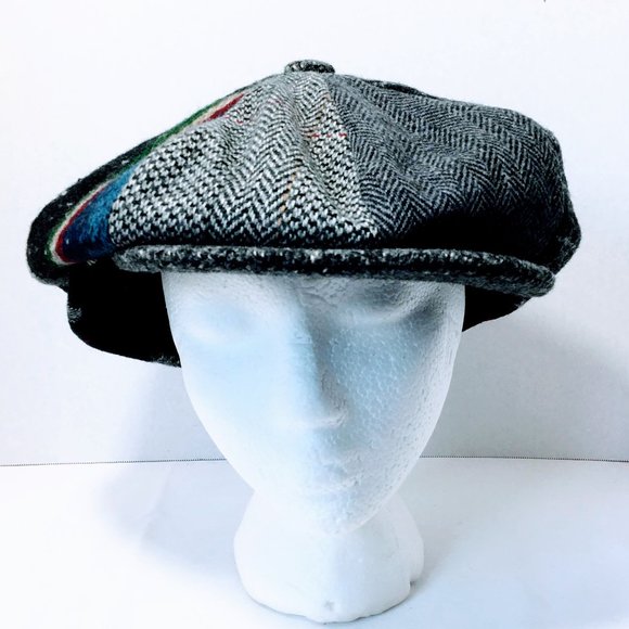 Unbranded Other - NWT - Woolrich Wool Blend Patchwork Paperboy Cap